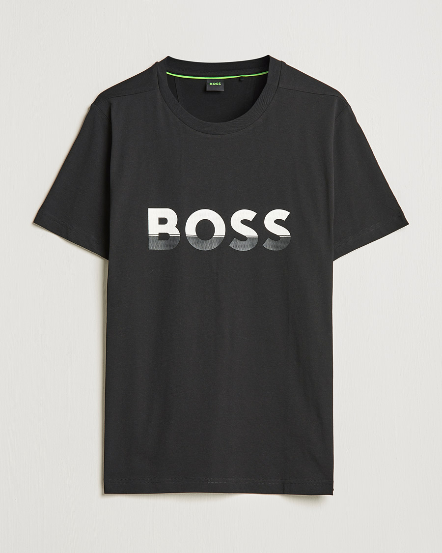 Miehet |  | BOSS Athleisure | Logo Crew Neck T-Shirt Black