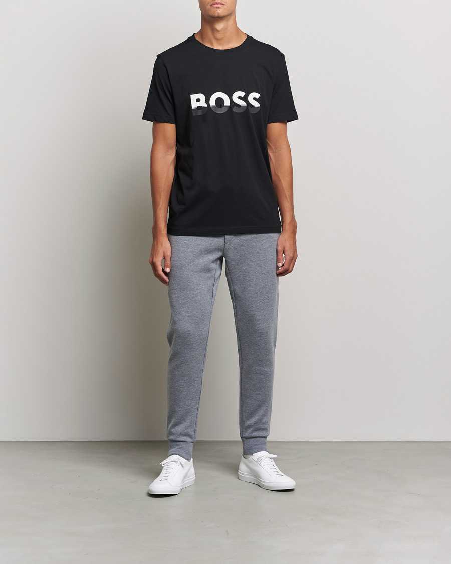Mies | T-paidat | BOSS GREEN | Logo Crew Neck T-Shirt Black