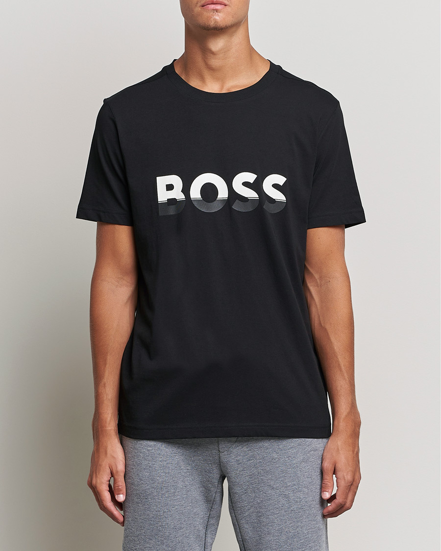 Mies | T-paidat | BOSS GREEN | Logo Crew Neck T-Shirt Black