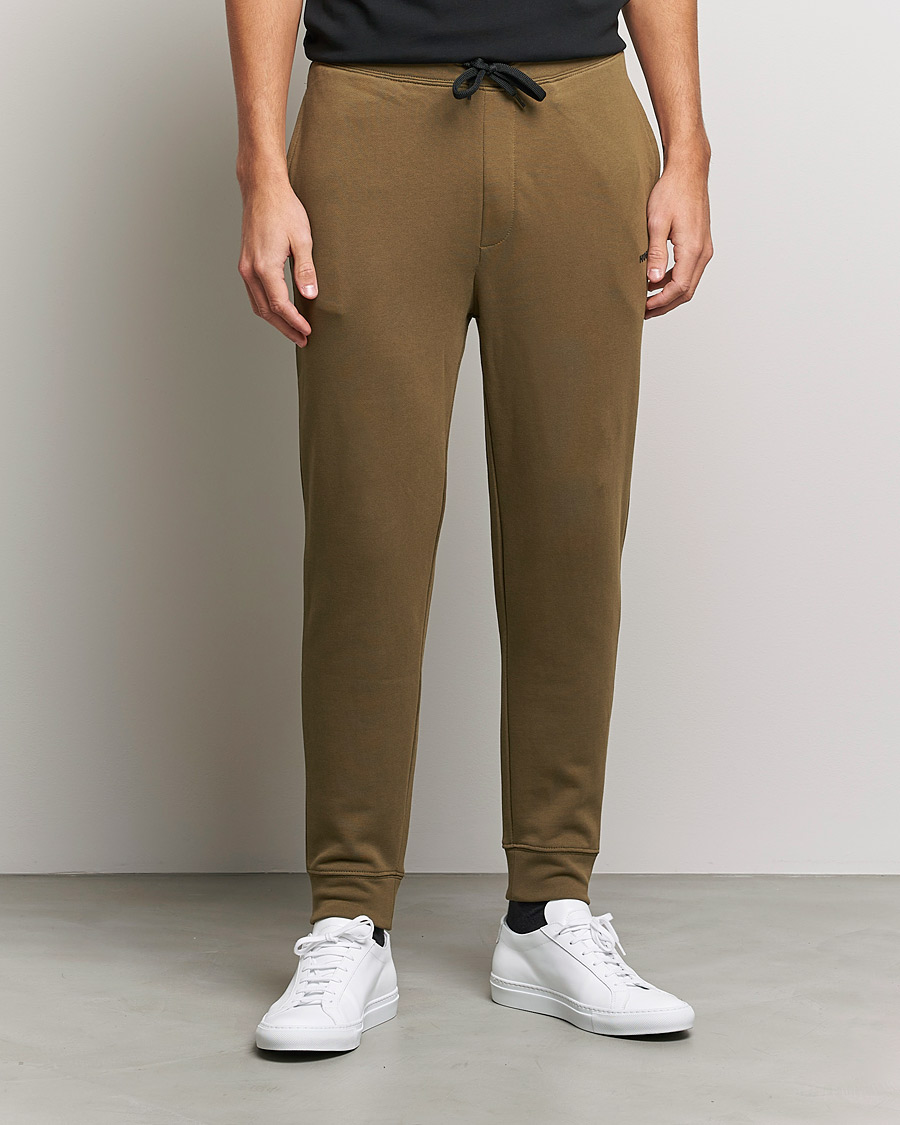 Mies | Housut | HUGO | Dayote Logo Sweatpants Dark Green