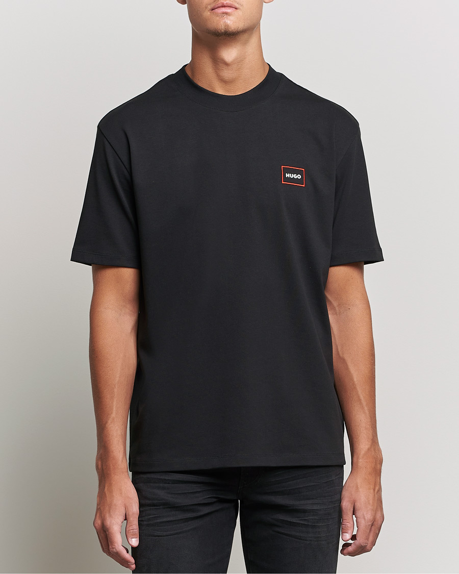 Mies |  | HUGO | Dosmos Logo Crew Neck T-Shirt Black