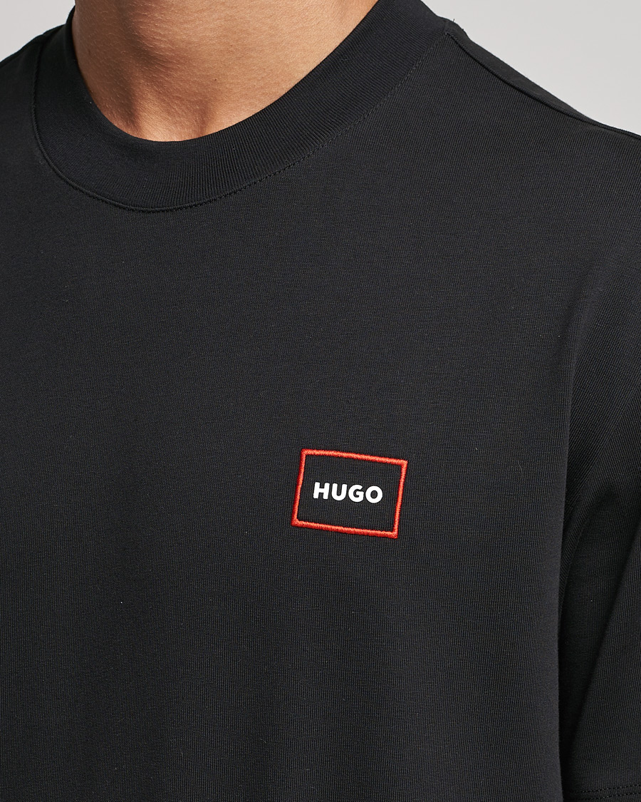 Mies | T-paidat | HUGO | Dosmos Logo Crew Neck T-Shirt Black
