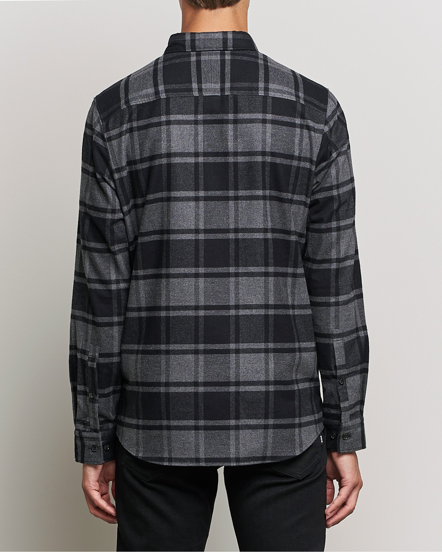 Mies | Kauluspaidat | HUGO | Ermann Checked Overshirt Black