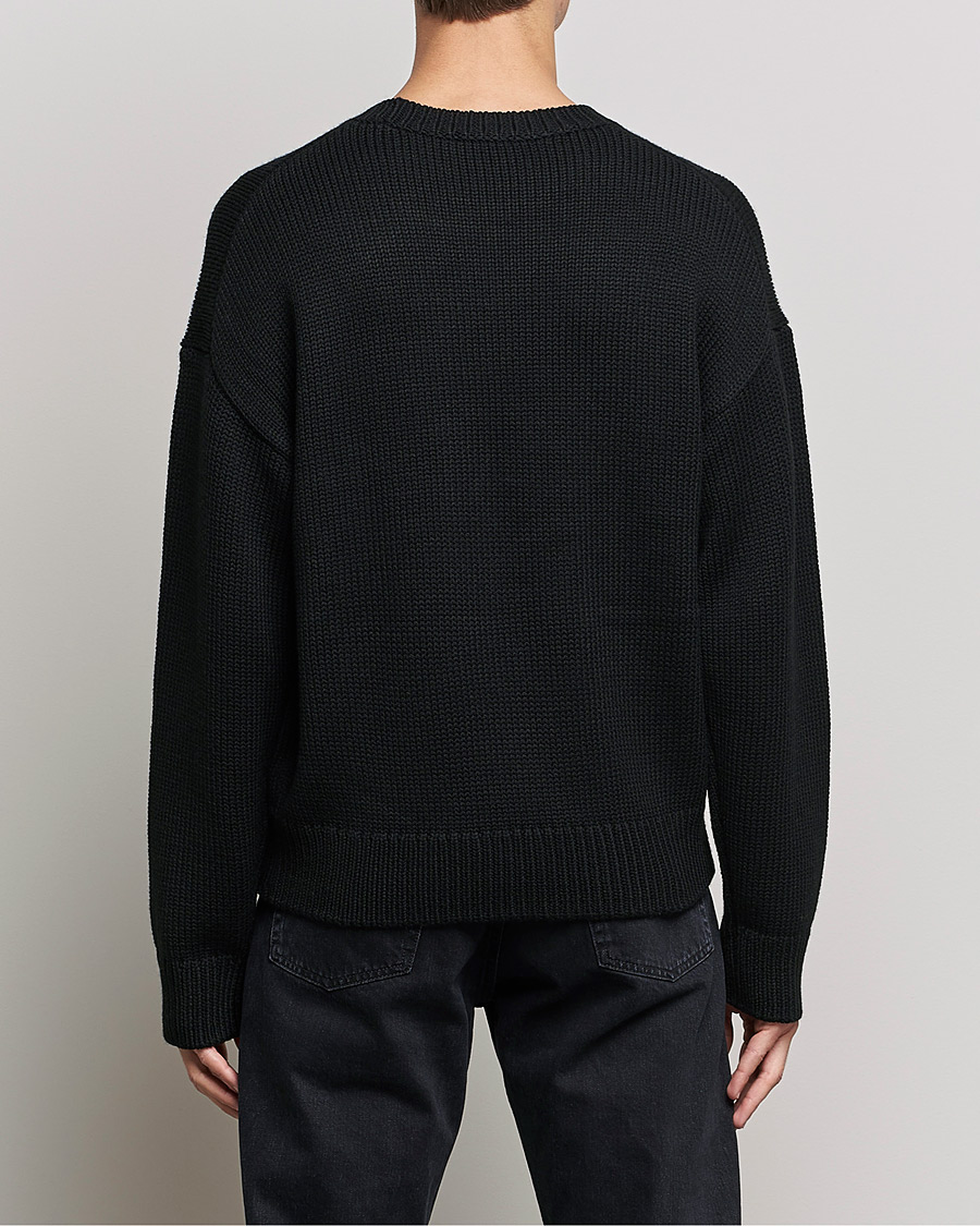 Mies | Puserot | HUGO | Slogonon Knitted Sweater Black