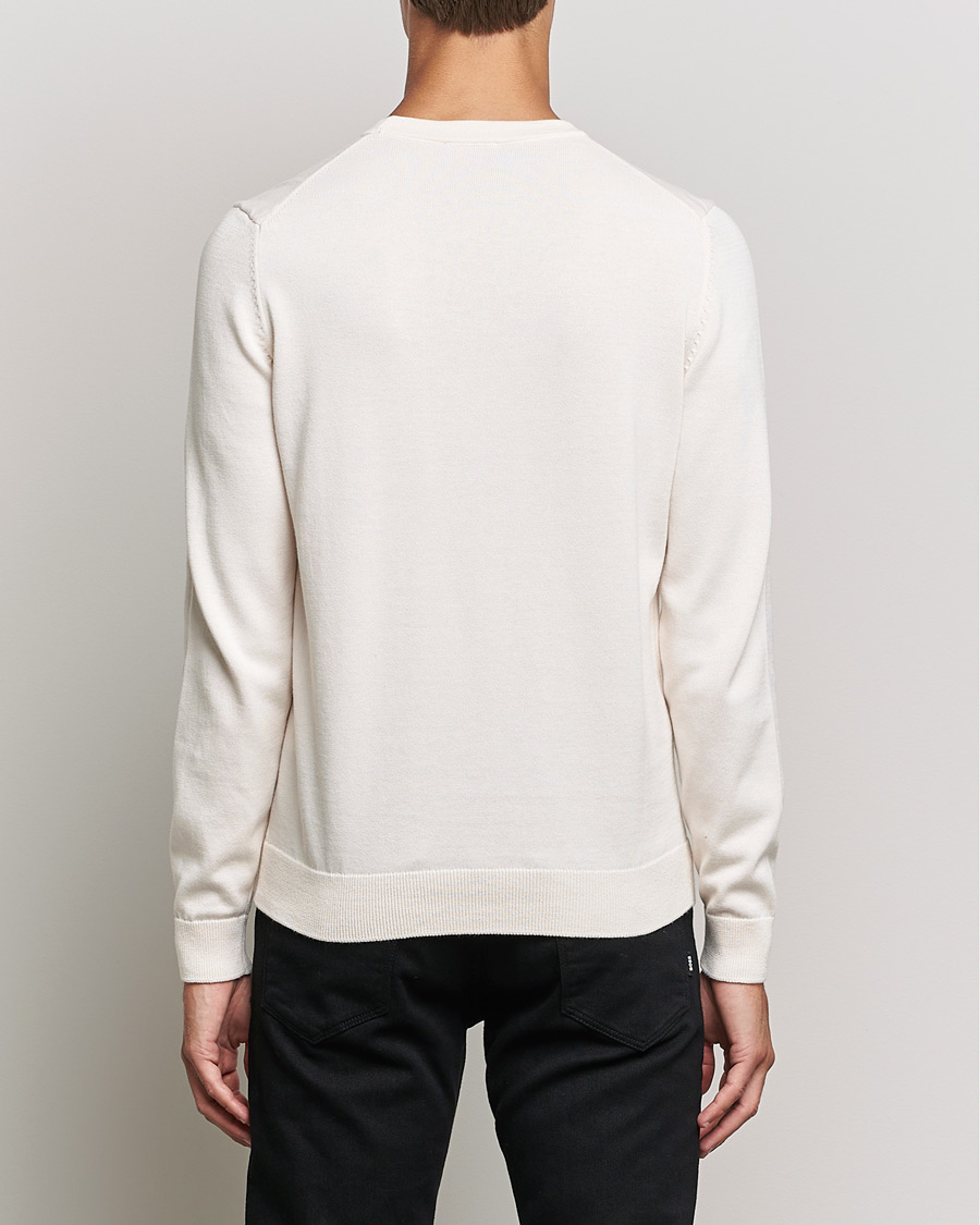 Mies | Puserot | HUGO | San Cassius Knitted Sweater Natural