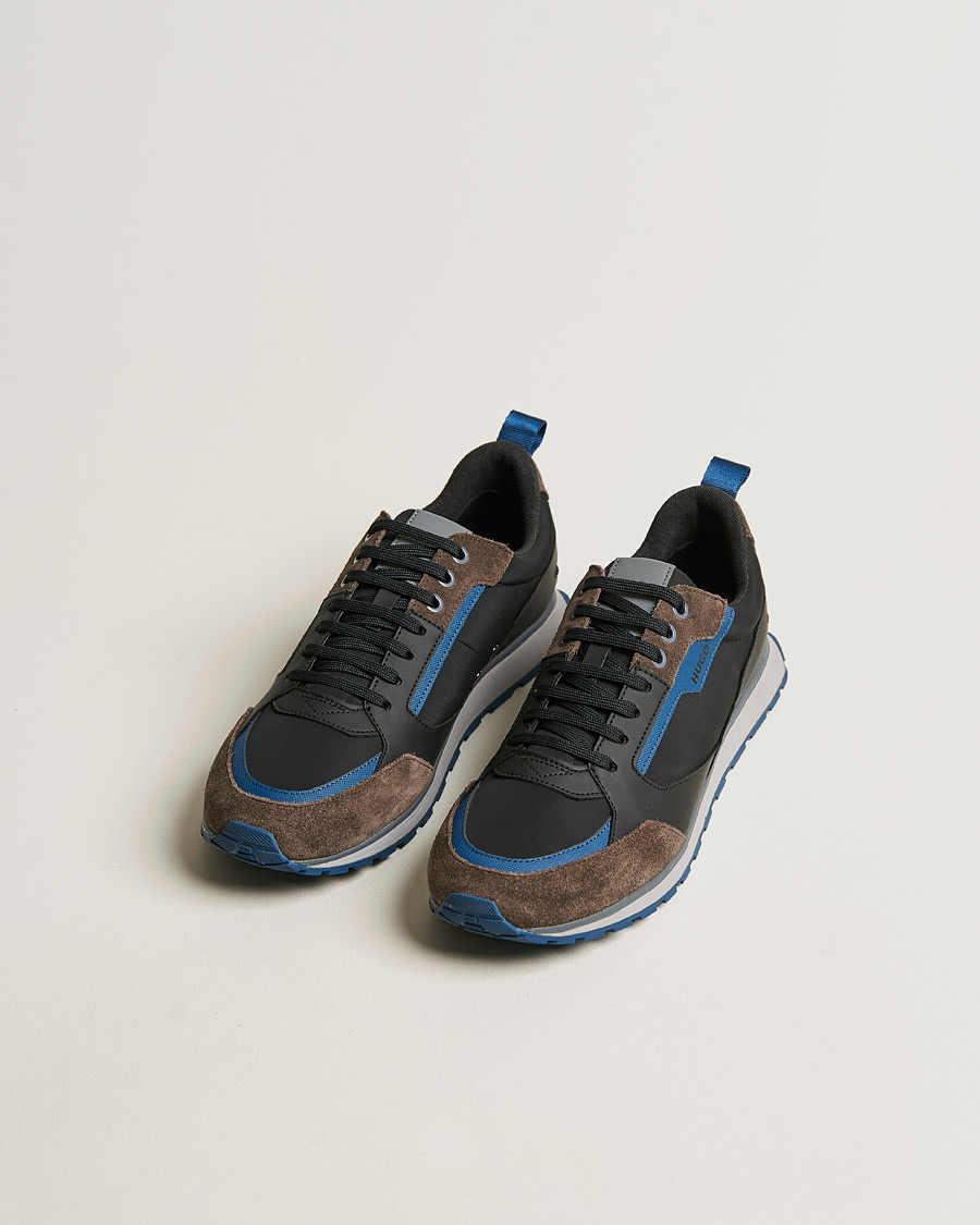 Mies | Mustat tennarit | HUGO | Icelin Running Sneaker Black