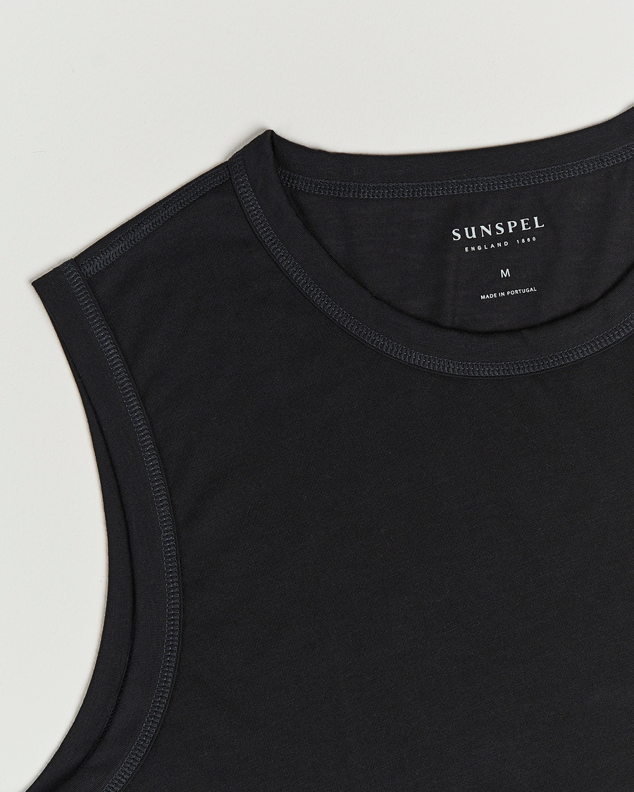 Mies | T-paidat | Sunspel | Active Vest Black