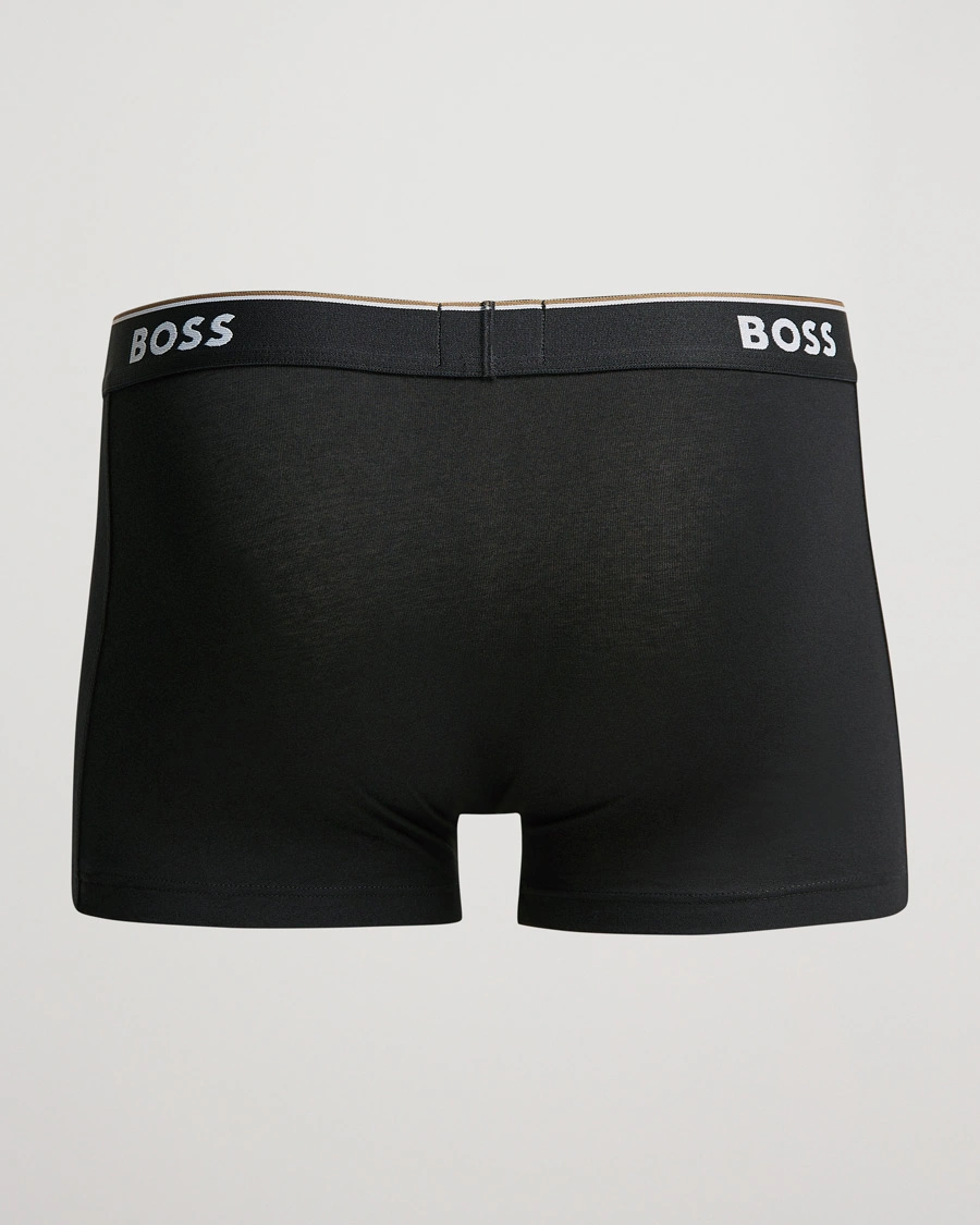 Mies |  | BOSS BLACK | 3-Pack Trunk Boxer Shorts White/Grey/Black