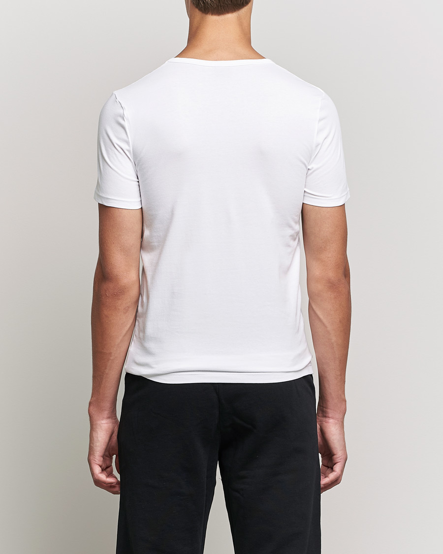 Mies | T-paidat | BOSS BLACK | 2-Pack V-Neck Slim Fit T-Shirt White