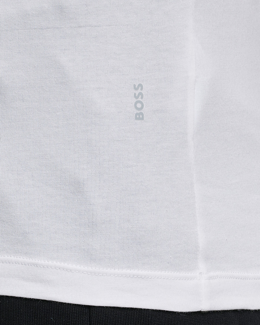Mies | T-paidat | BOSS BLACK | 2-Pack V-Neck Slim Fit T-Shirt White