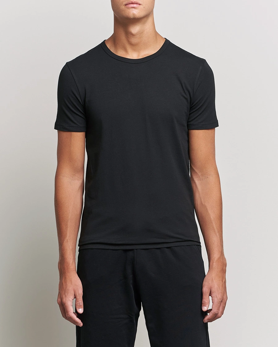 Mies | T-paidat | BOSS BLACK | 2-Pack Crew Neck Slim Fit T-Shirt Black