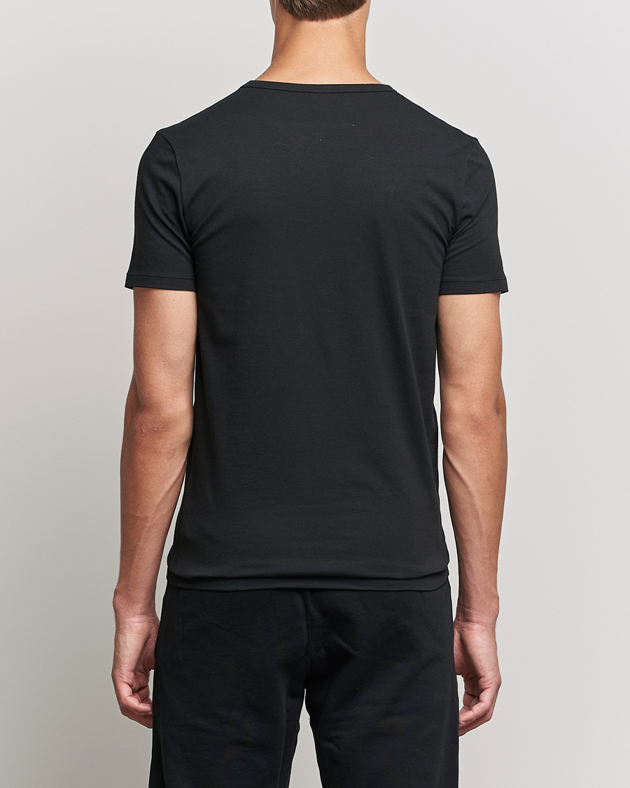 Mies | T-paidat | BOSS BLACK | 2-Pack Crew Neck Slim Fit T-Shirt Black