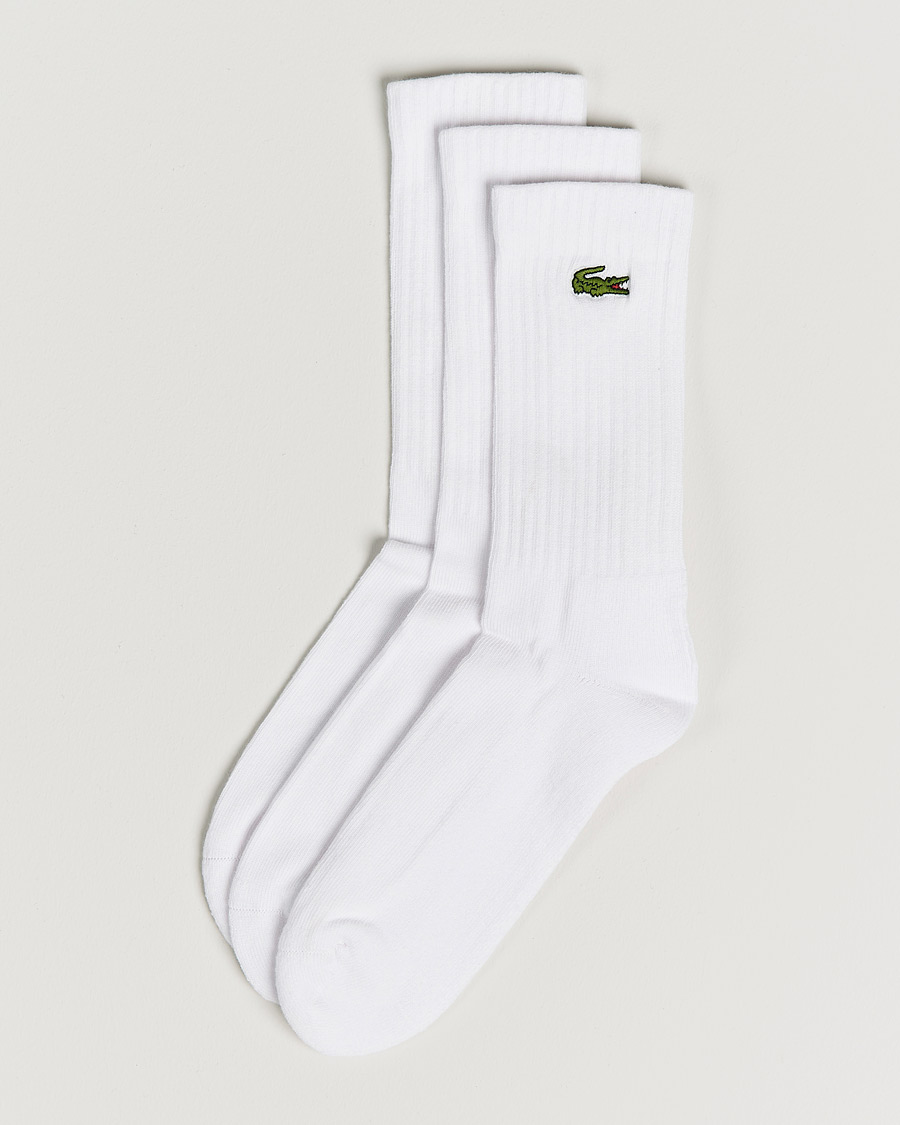 Mies | Training | Lacoste Sport | 3-Pack Sport Socks White