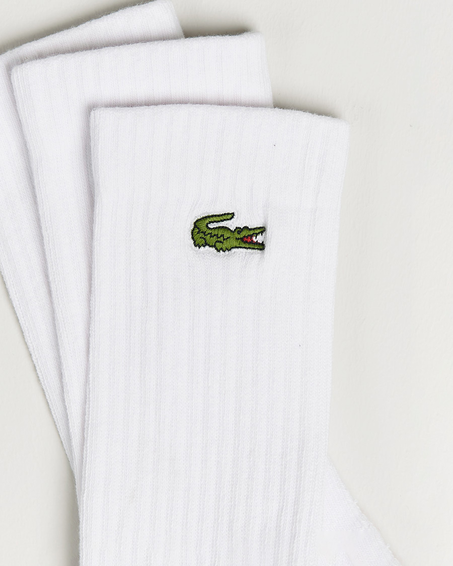 Mies | Alusvaatteet | Lacoste Sport | 3-Pack Sport Socks White