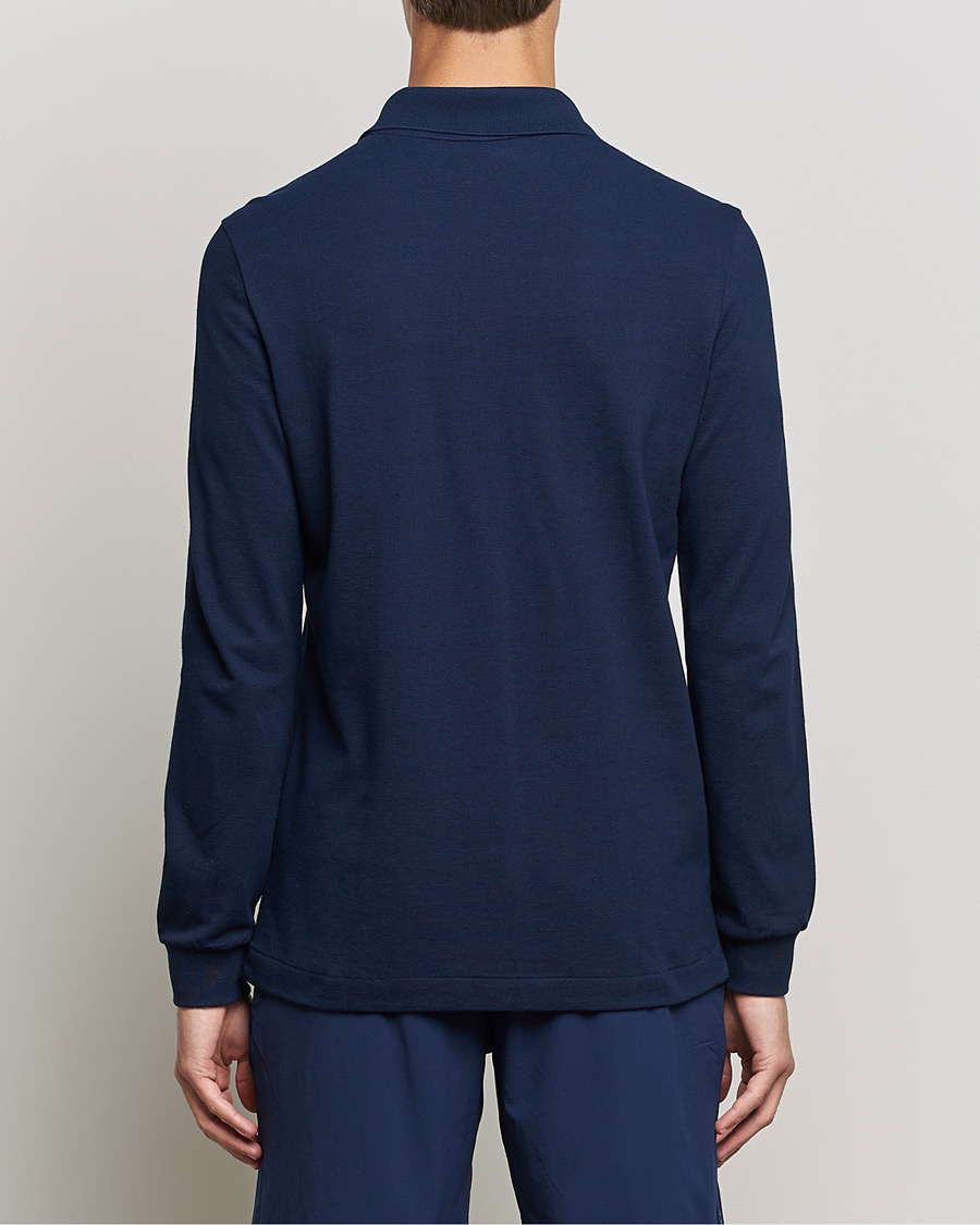 Mies | Puserot | Lacoste Sport | Performance Long Sleeve Polo Navy Blue