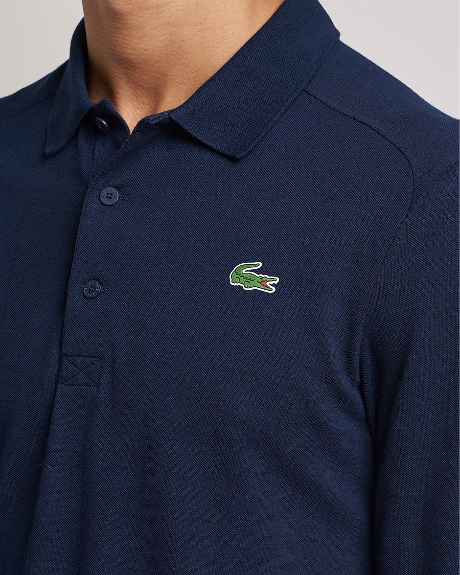 Mies | Puserot | Lacoste Sport | Performance Long Sleeve Polo Navy Blue