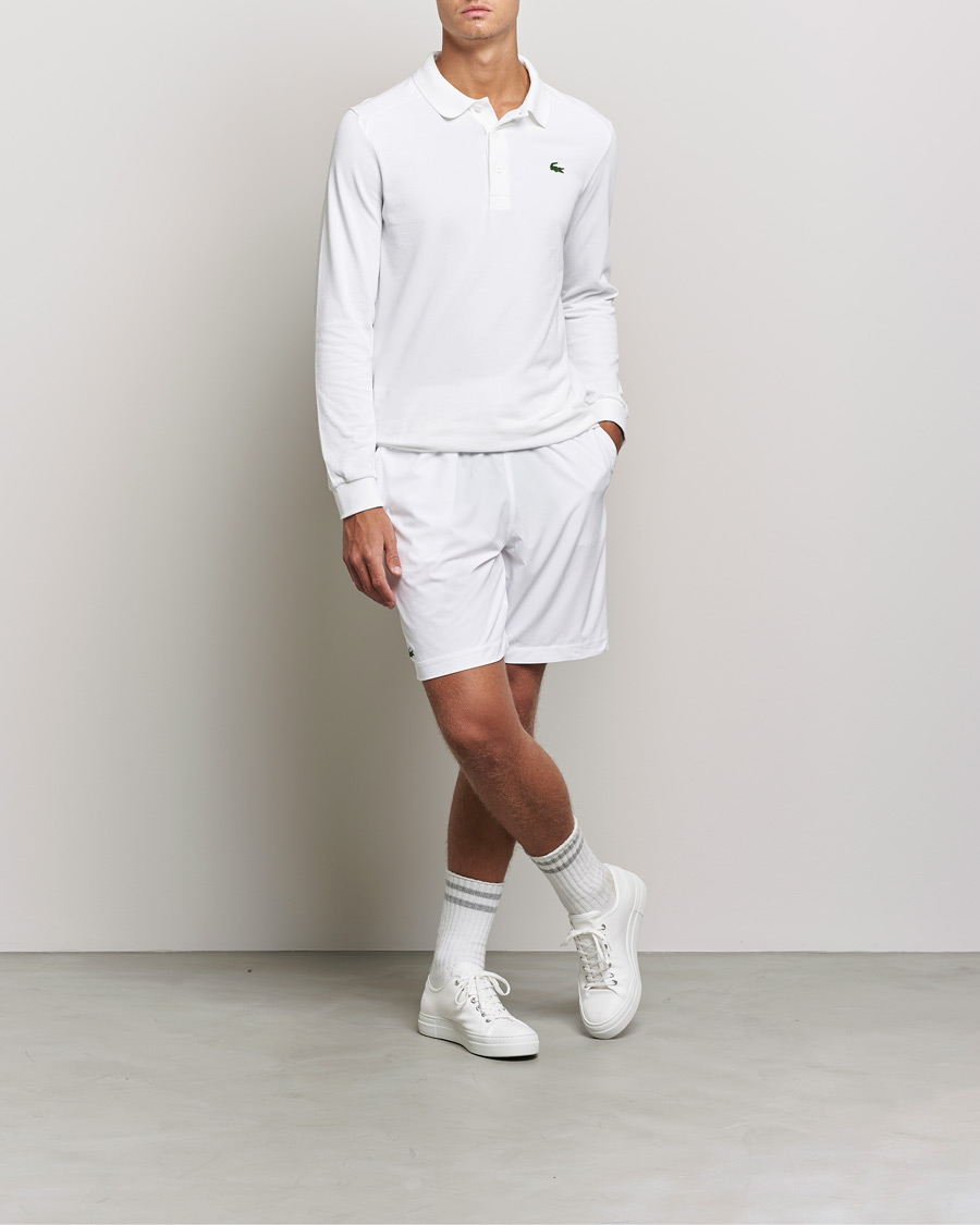 Mies | Pikeet | Lacoste Sport | Performance Long Sleeve Polo White