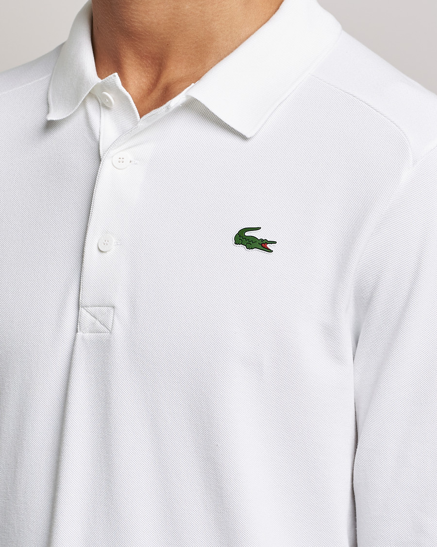 Mies | Puserot | Lacoste Sport | Performance Long Sleeve Polo White