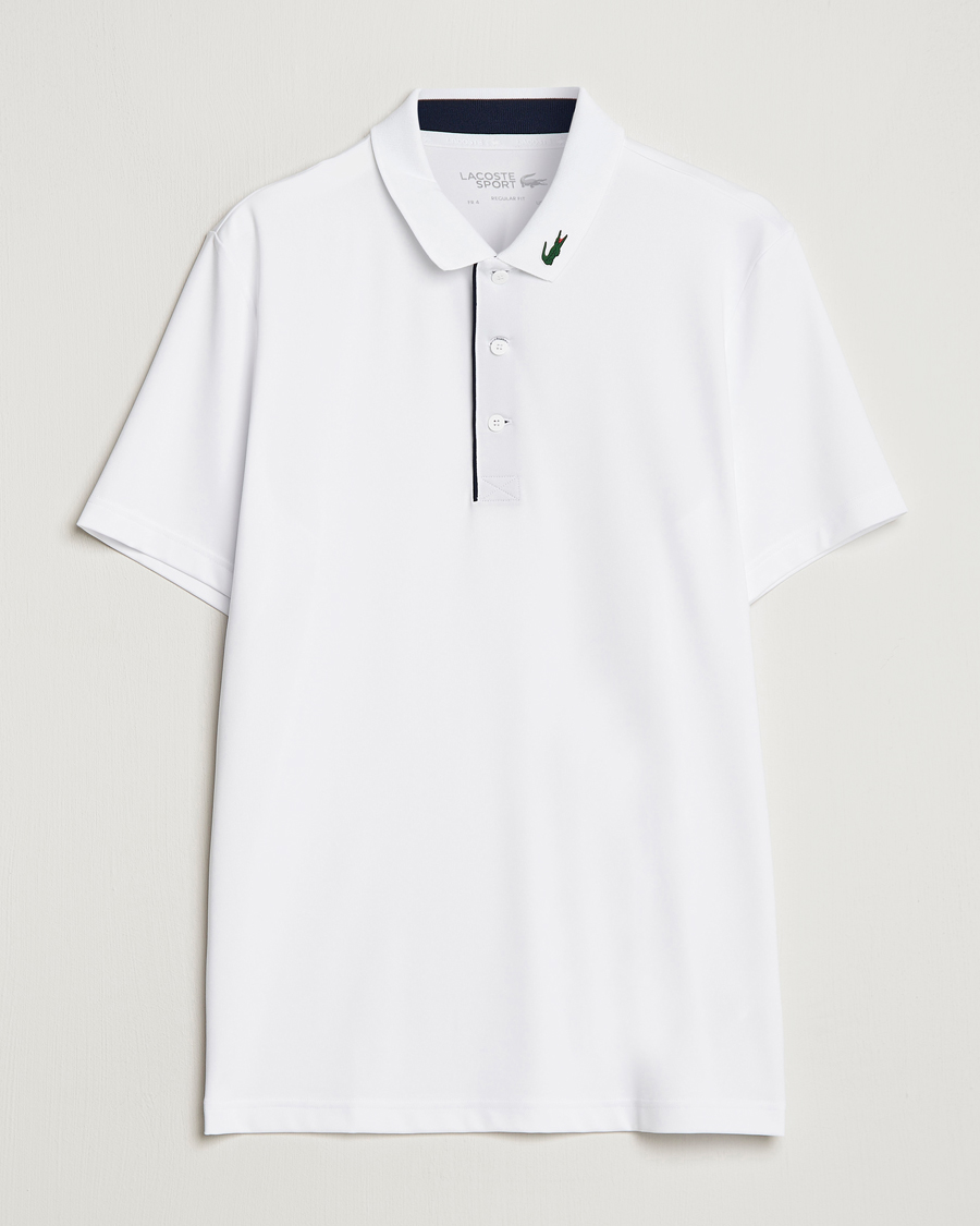 Mies | Pikeet | Lacoste Sport | Jersey Golf Polo White/Navy