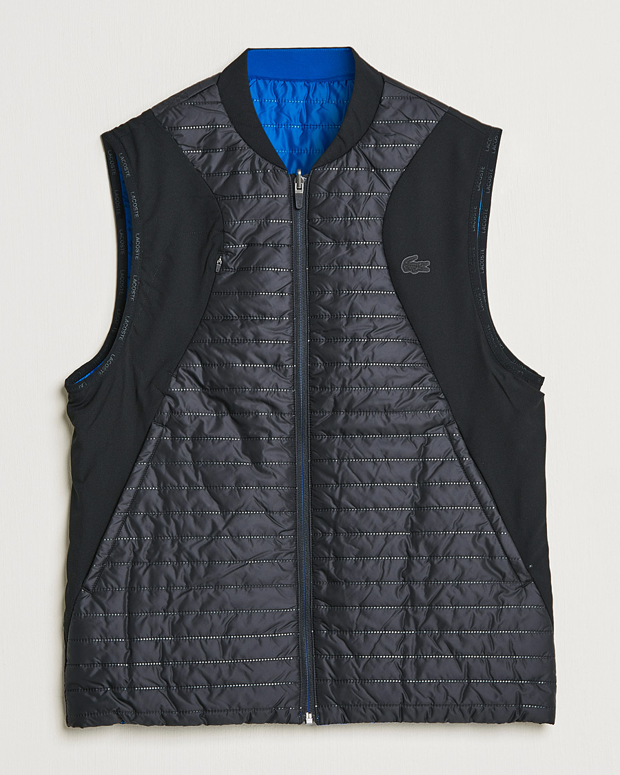 Mies | Takit | Lacoste Sport | Reversible Performance Vest Black/Blue