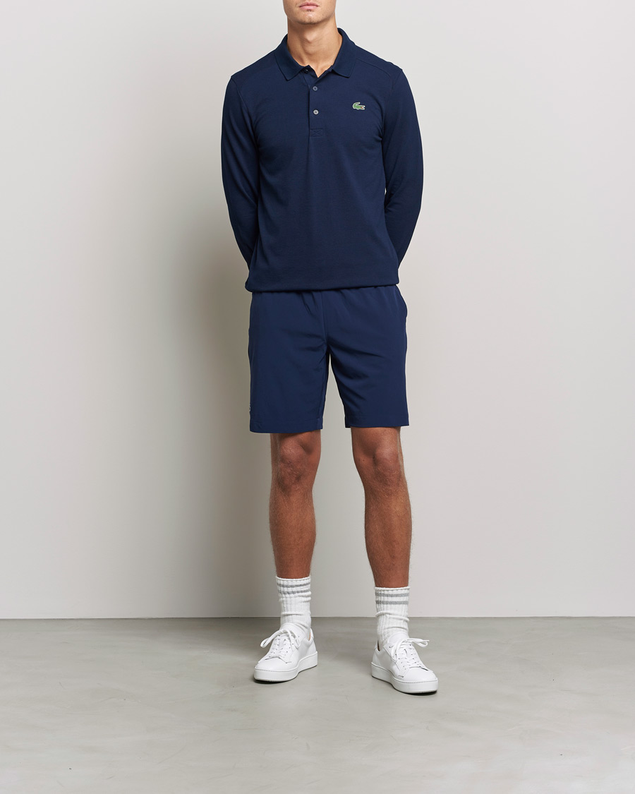 Mies | Shortsit | Lacoste Sport | Performance Shorts Navy/White