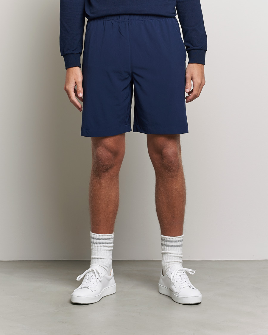 Mies | Tekniset shortsit | Lacoste Sport | Performance Shorts Navy Blue/White