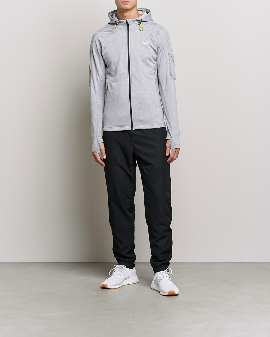 Mies |  | Lacoste Sport | Performance Full Zip Hoodie Silver Chine