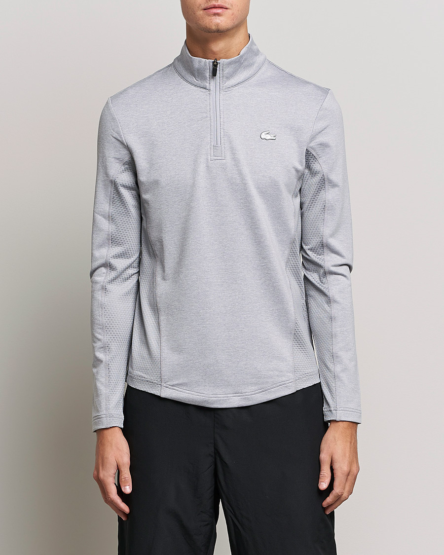 Mies | Puserot | Lacoste Sport | Performance Midlayer Half Zip Silver Chine