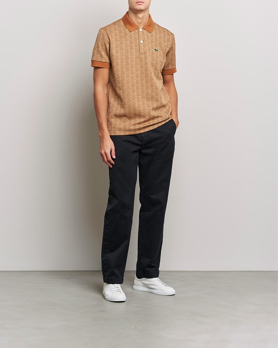 Mies | Pikeet | Lacoste | Classic Fit Monogram Jacquard Polo Viennese