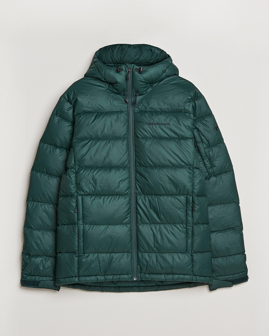 Mies | Takit | Peak Performance | Frost Down Hooded Jacket Scarab Green
