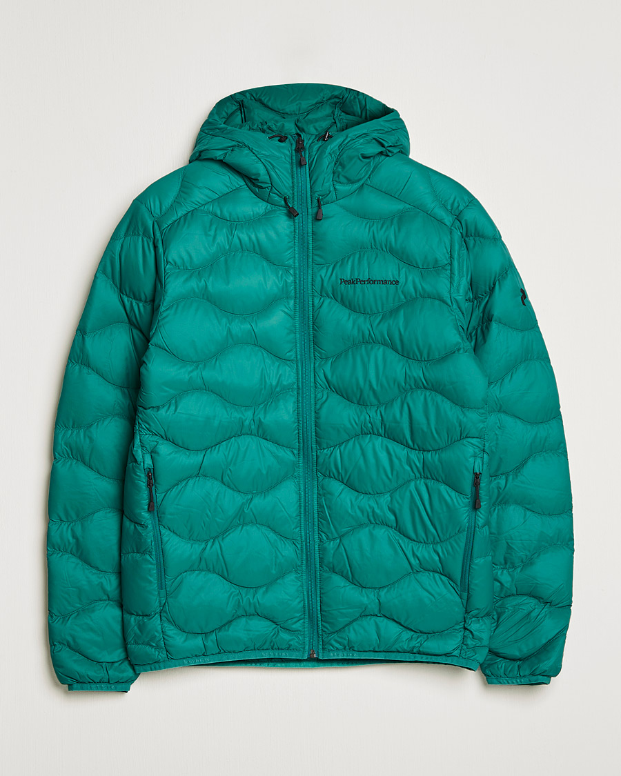 Mies | Takit | Peak Performance | Helium Down Hood Green Ivy