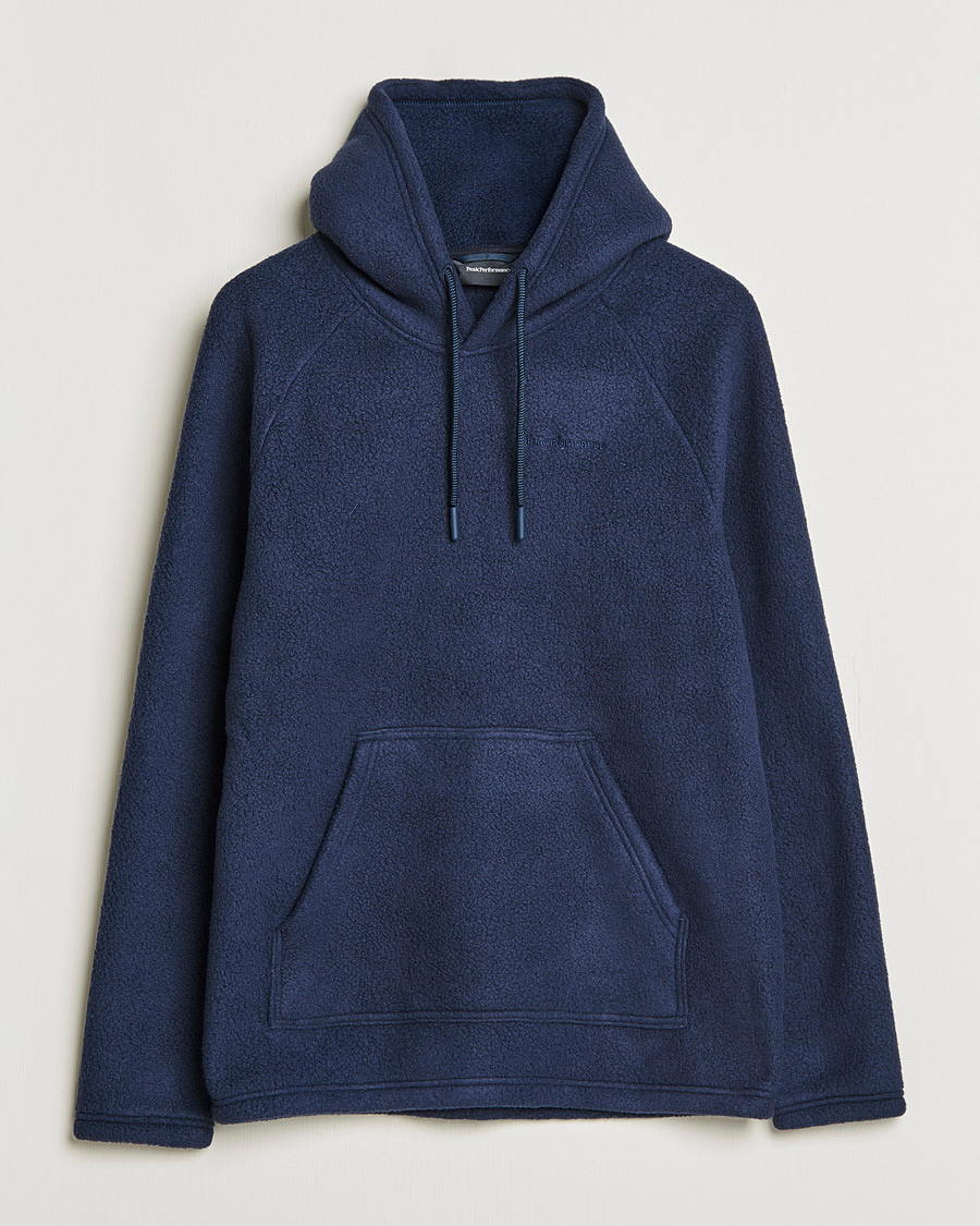 Mies | Puserot | Peak Performance | Fleece Hood Blue Shadow