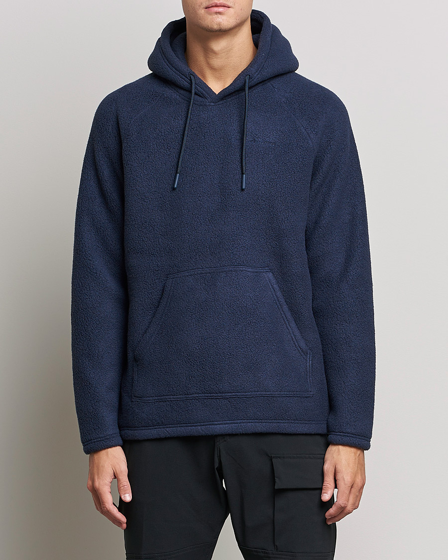 Mies | Puserot | Peak Performance | Fleece Hood Blue Shadow