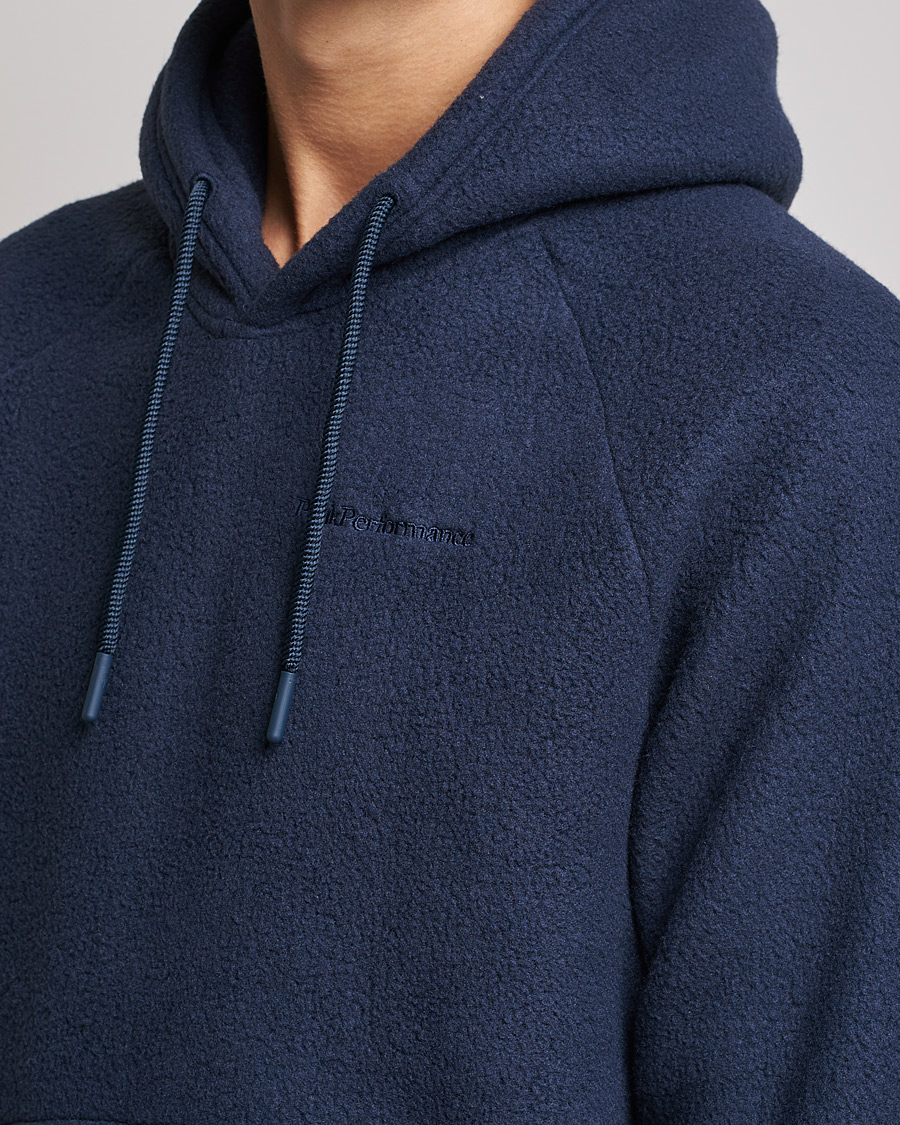 Mies | Puserot | Peak Performance | Fleece Hood Blue Shadow