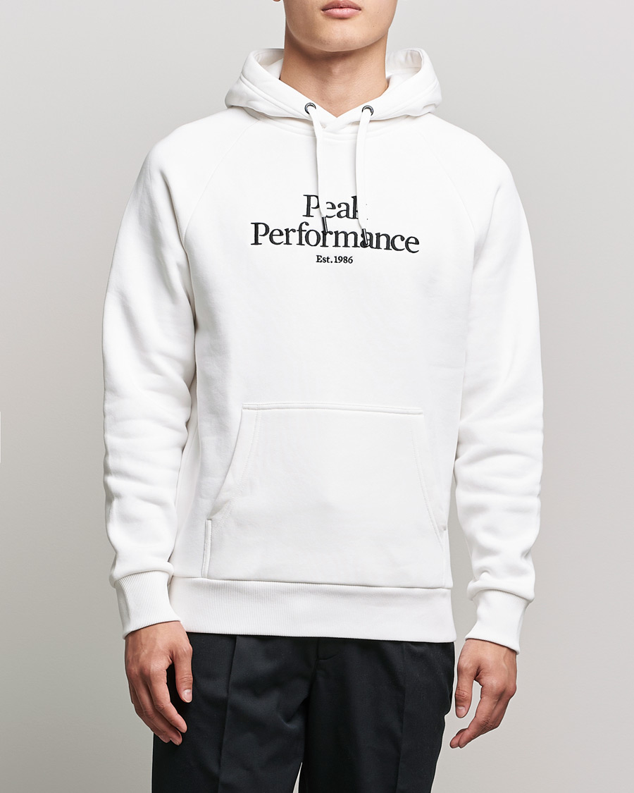 Mies | Peak Performance | Peak Performance | Original Logo Hoodie Offwhite
