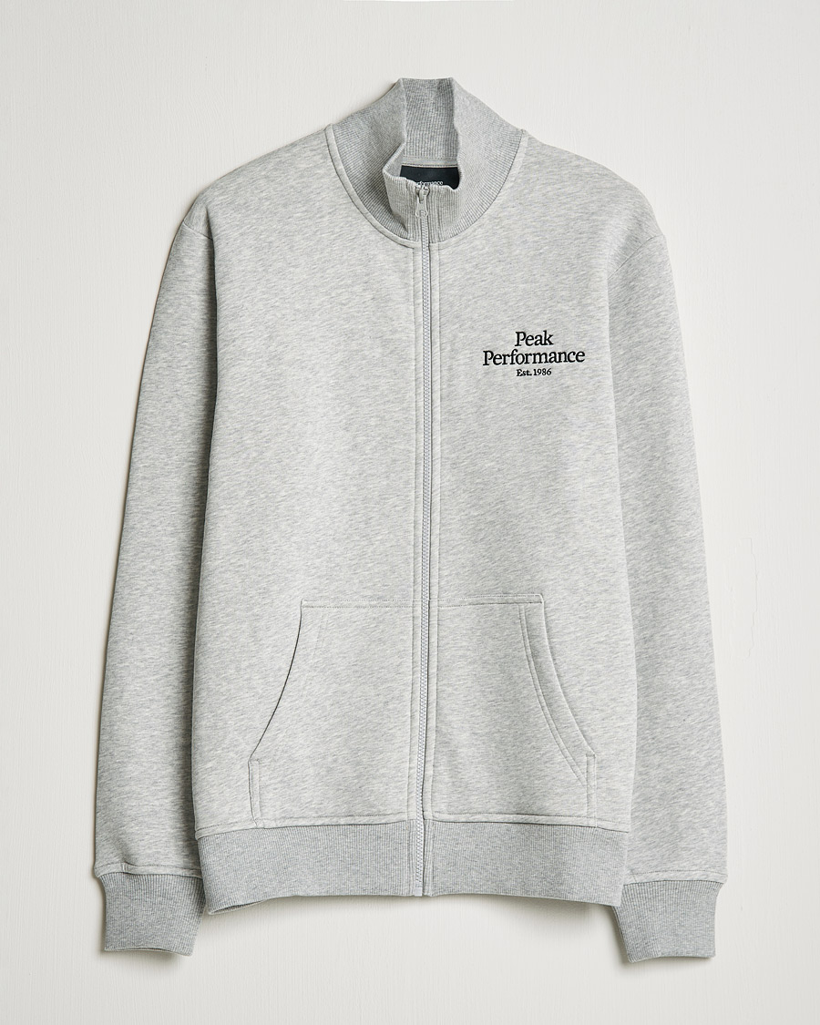 Mies | Puserot | Peak Performance | Original Zip Grey