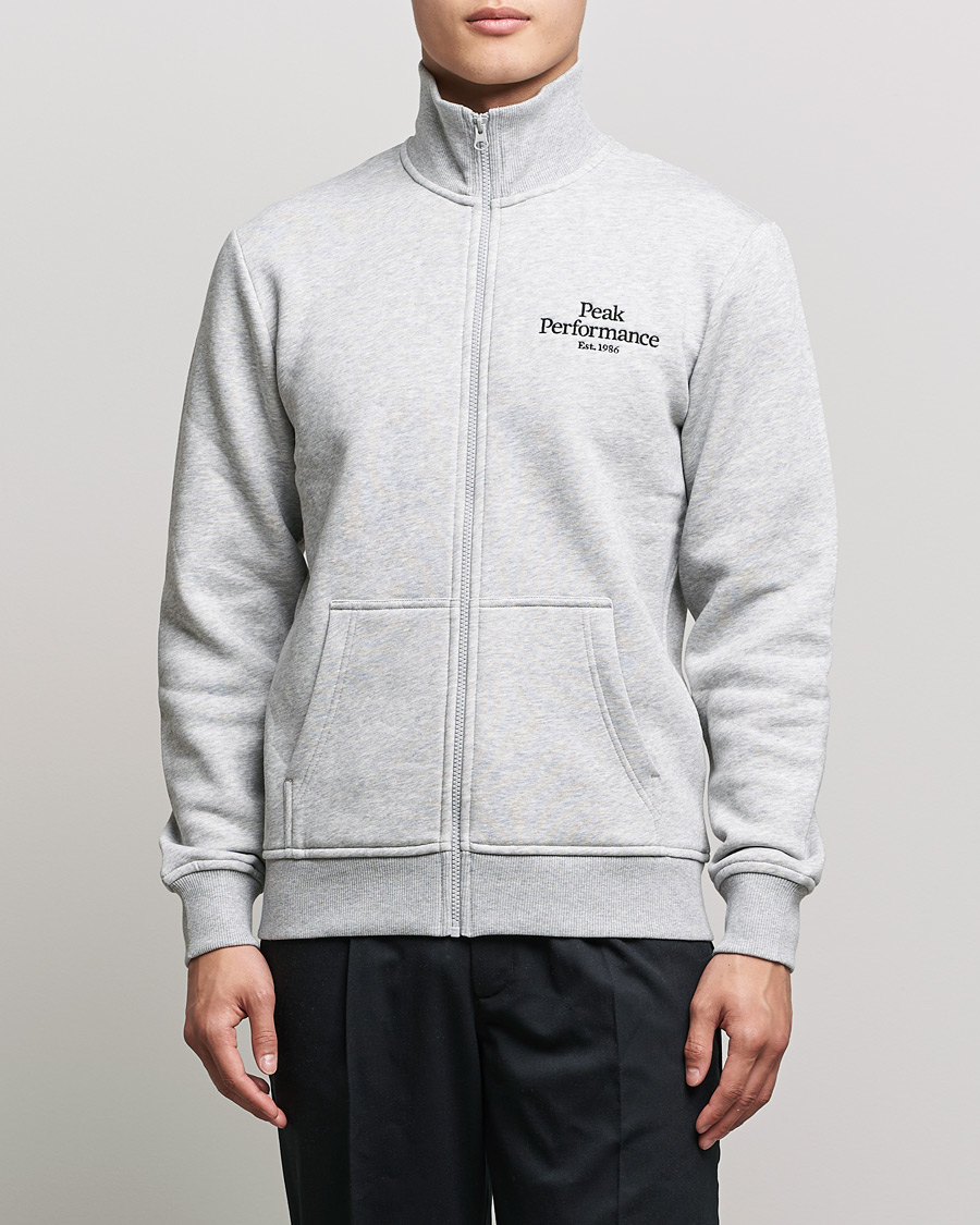 Mies | Puserot | Peak Performance | Original Zip Grey