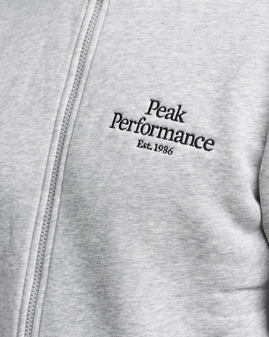 Mies | Puserot | Peak Performance | Original Zip Grey