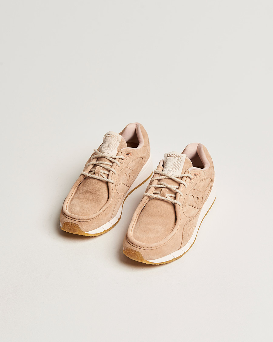 Mies | Saucony Shadow 6000 Moc Suede Sneaker Sand | Saucony | Shadow 6000 Moc Suede Sneaker Sand