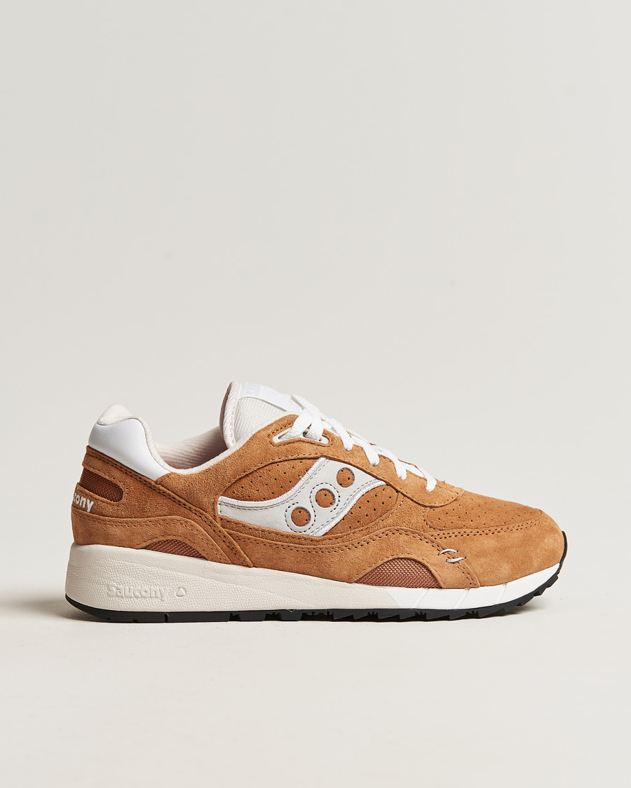 Mies | Saucony Shadow 6000 Suede Sneaker Khaki | Saucony | Shadow 6000 Suede Sneaker Khaki