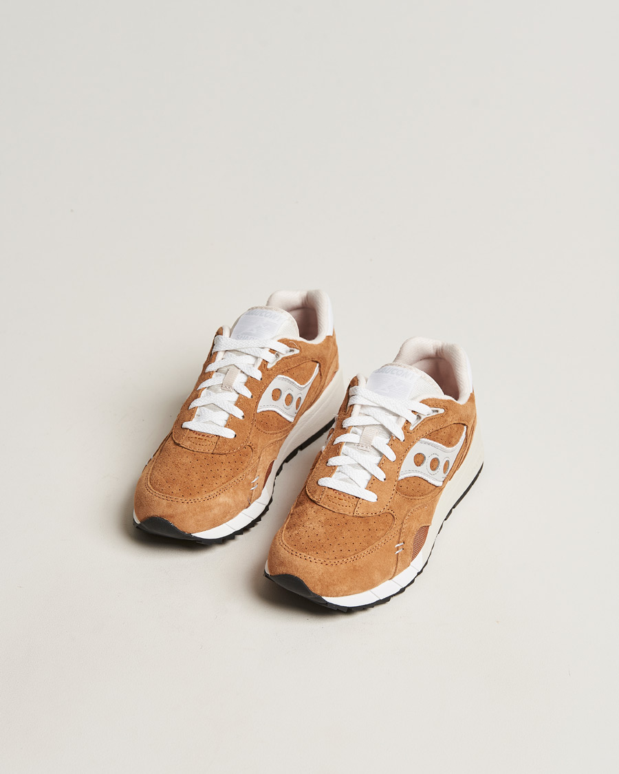 Mies | Saucony Shadow 6000 Suede Sneaker Khaki | Saucony | Shadow 6000 Suede Sneaker Khaki