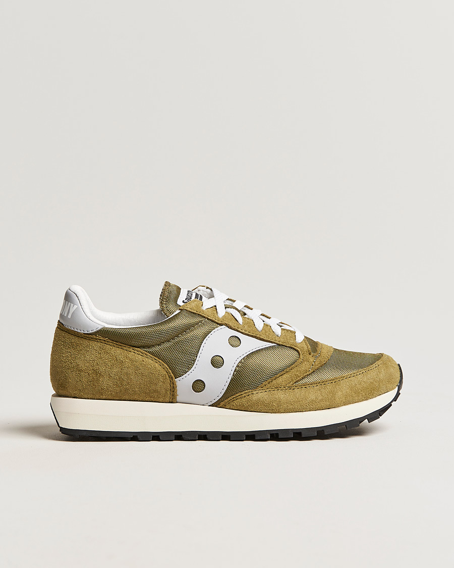 Mies | Saucony Jazz 81 Sneaker Olive/Grey | Saucony | Jazz 81 Sneaker Olive/Grey