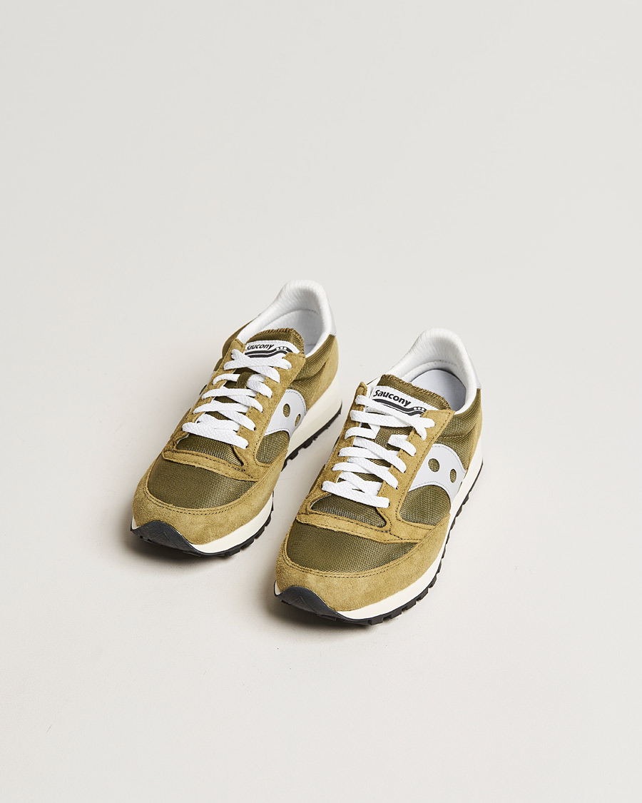 Mies | Saucony Jazz 81 Sneaker Olive/Grey | Saucony | Jazz 81 Sneaker Olive/Grey
