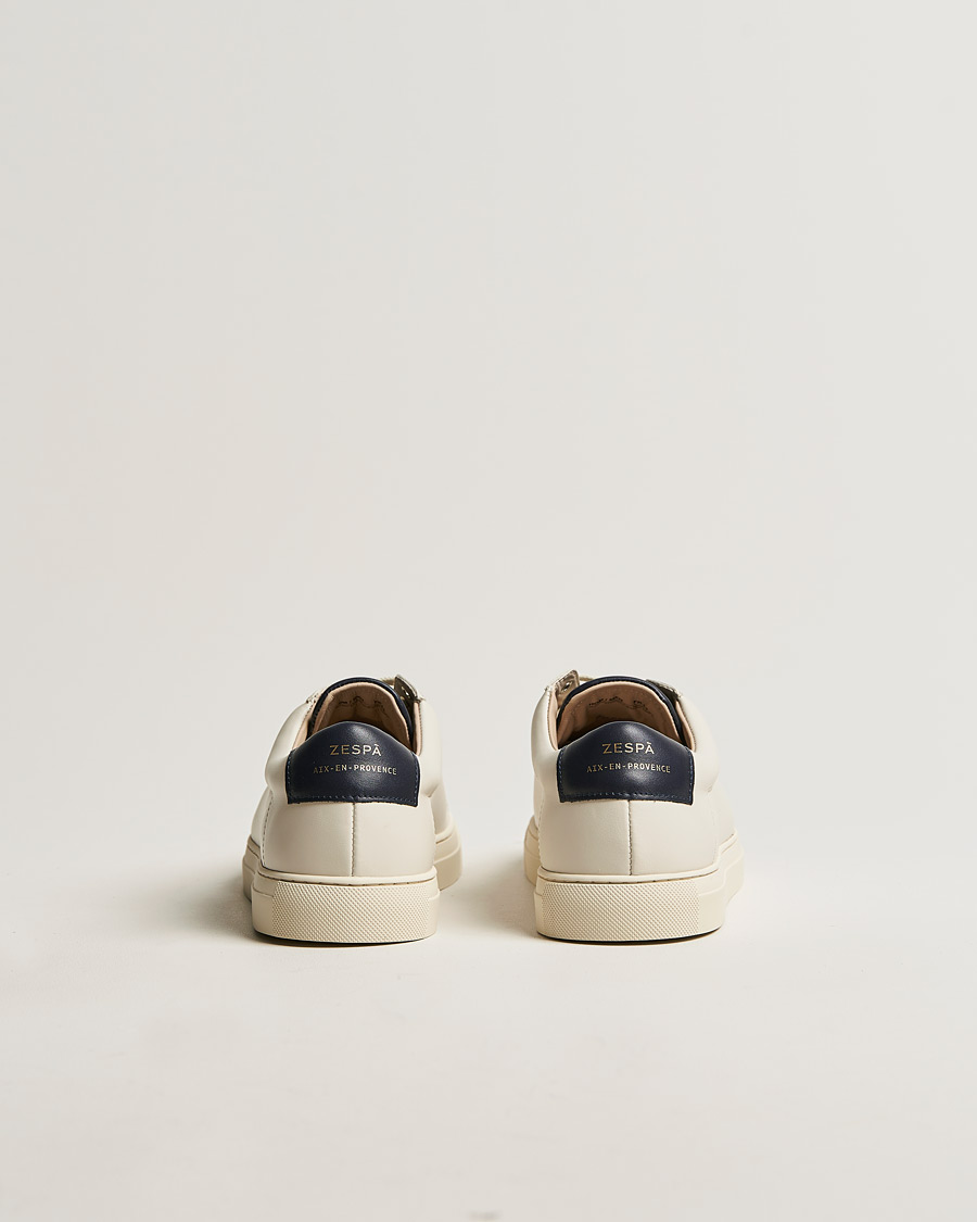 Mies | Zespà ZSP4 Nappa Leather Sneakers Off White/Navy | Zespà | ZSP4 Nappa Leather Sneakers Off White/Navy