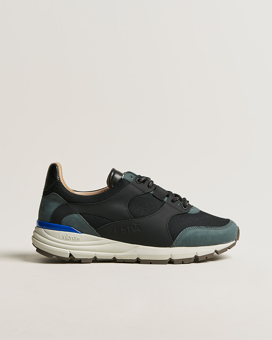 Mies | Zespà ZSP Trail Outdoor Textile Sneakers Black/Anthracite | Zespà | ZSP Trail Outdoor Textile Sneakers Black/Anthracite