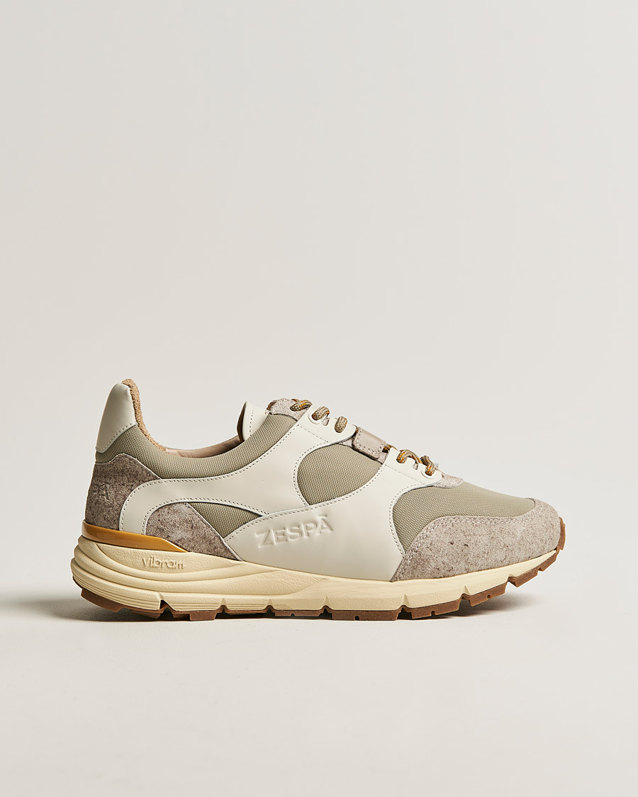 Mies | Zespà ZSP Trail Outdoor Textile Sneakers Taupe | Zespà | ZSP Trail Outdoor Textile Sneakers Taupe