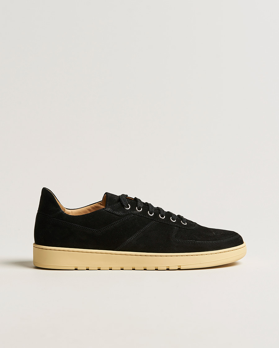 Mies | C.QP Center Retro Suede Sneaker Old Black | CQP | C.QP Center Retro Suede Sneaker Old Black