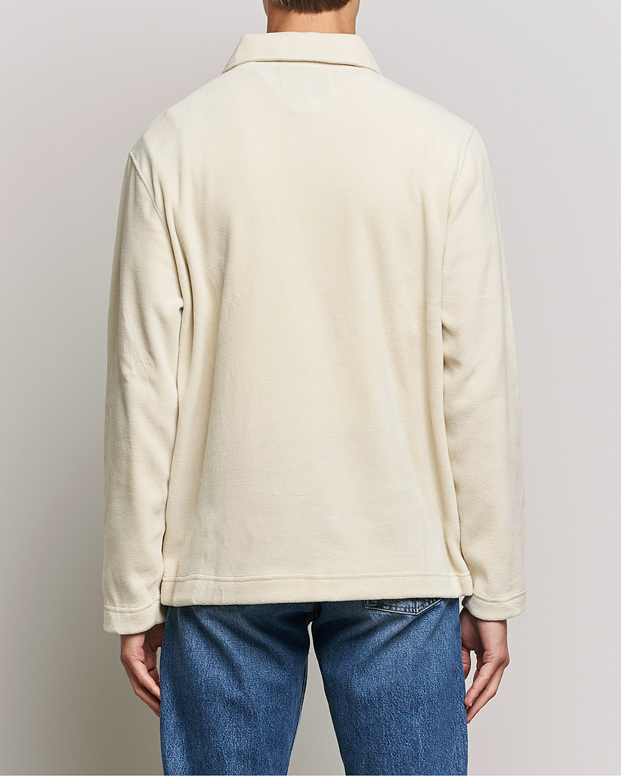 Mies | Puserot | NN07 | Vinny Micro Fleece Polo Ecru