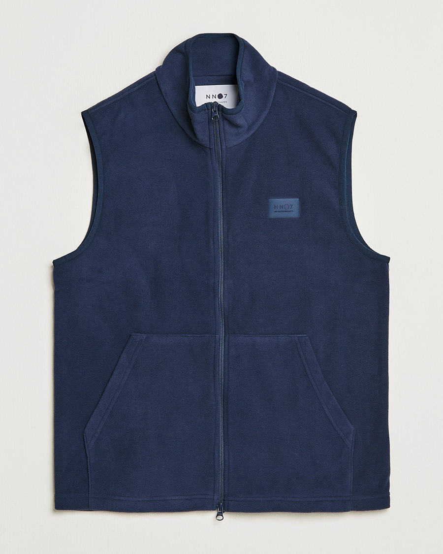 Mies | Puserot | NN07 | Vinny Micro Fleece Vest Navy