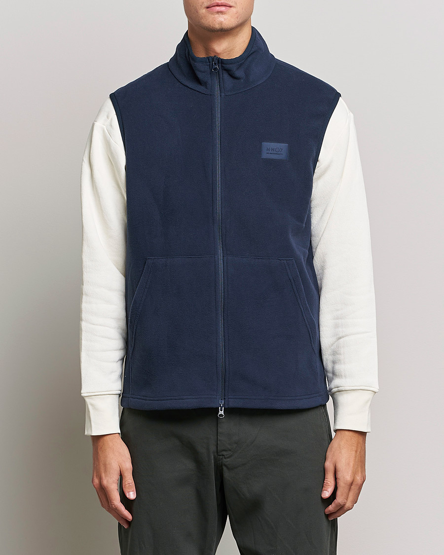 Mies | Puserot | NN07 | Vinny Micro Fleece Vest Navy